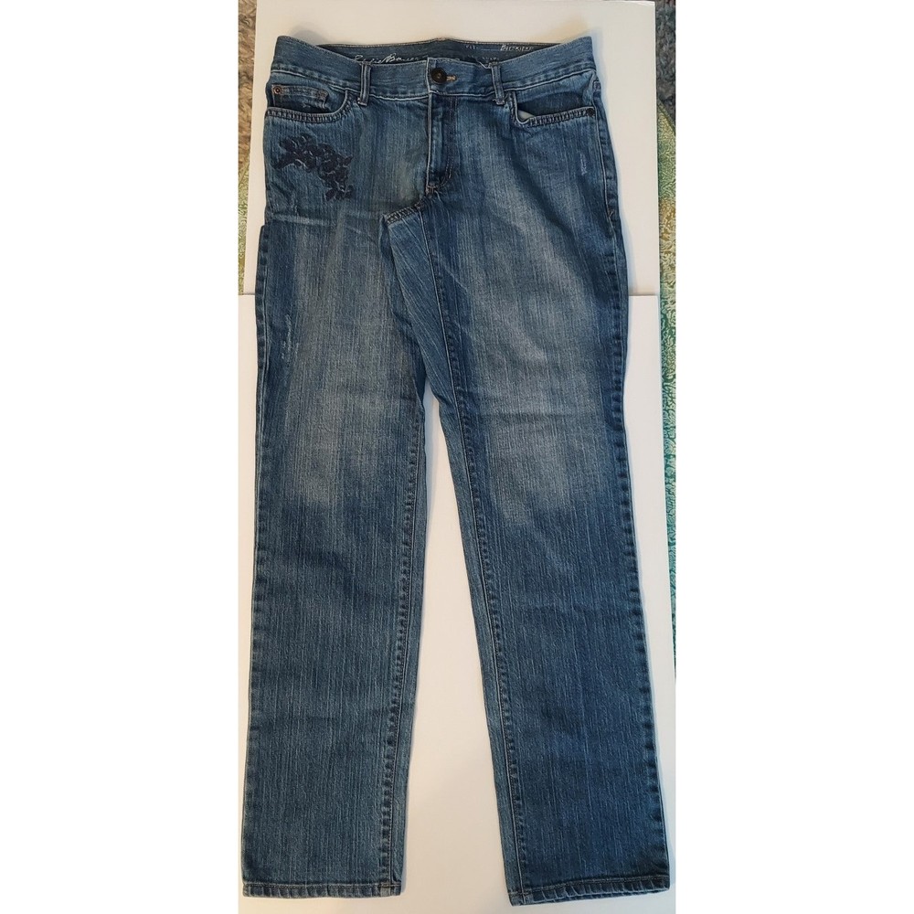 Eddie Bauer Women's Boyfriend Fit Relaxed Leg Jeans Size 6